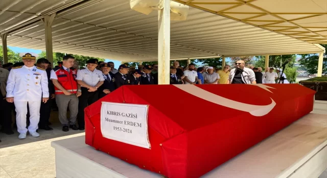 Vefat eden Kıbrıs gazisi, memleketi Zonguldak’ta son yolculuğuna uğurlandı