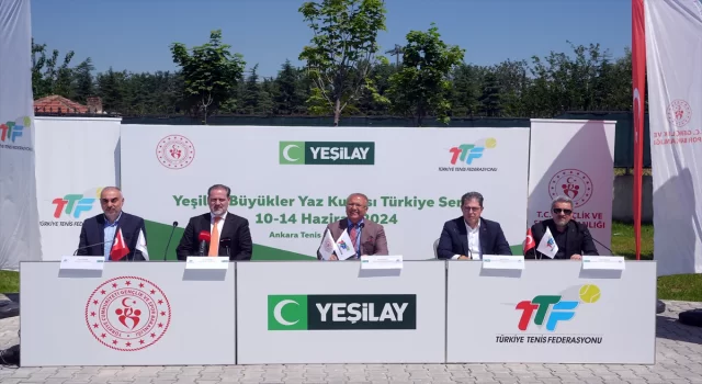 Yeşilay Büyükler Tenis Turnuvası, Ankara’da başladı