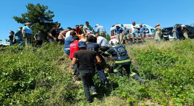 Denizli’de iki otomobilin çarpışması sonucu 1 kişi öldü