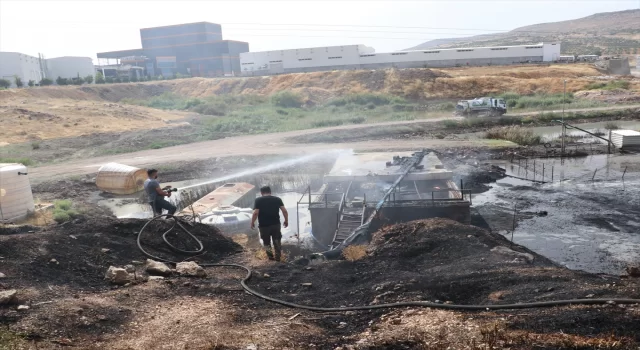 Kilis OSB’de otluk alanda çıkan yangın söndürüldü