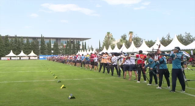 Okçulukta dünya kota yarışması Antalya’da başladı