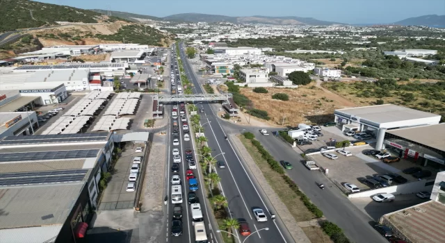 Bayram tatili öncesinde Bodrum’da yoğunluk yaşanıyor