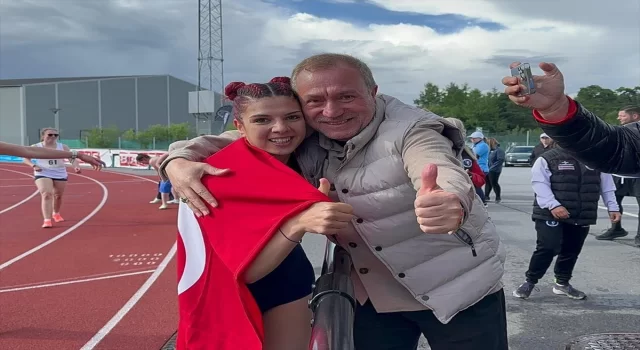 Özel sporcu Esra Bayrak, Avrupa şampiyonu oldu