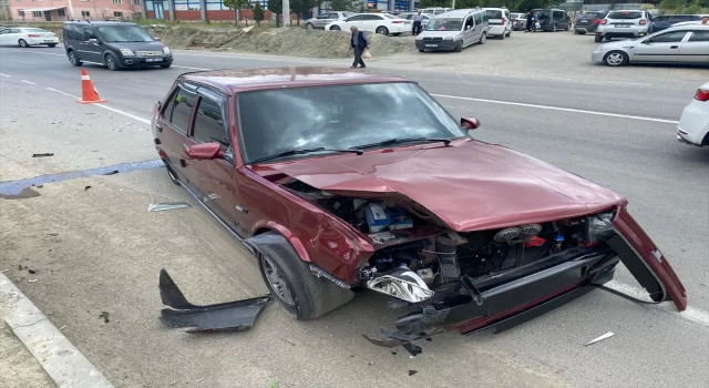 Bolu’da kazazede yeni doğum yapmış anne ile bebeği tedbiren hastaneye kaldırıldı