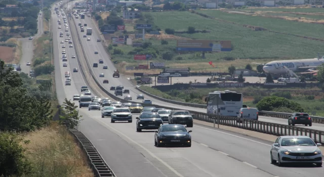 Tekirdağİstanbul kara yolunda bayram tatili dönüş yolculuğu başladı