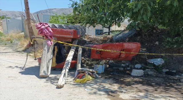 Malatya’da devrilen traktördeki 1 kişi öldü, 1 kişi yaralandı