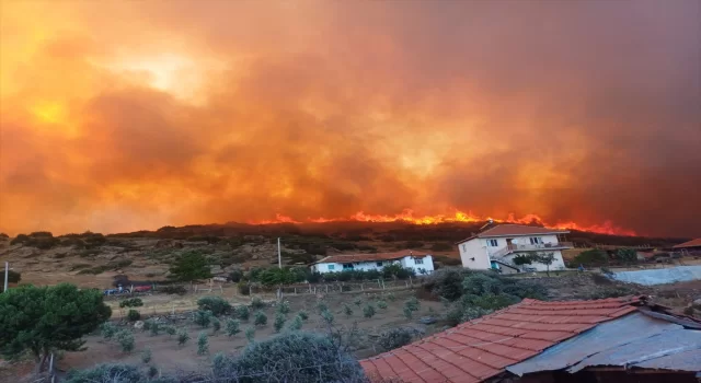 GÜNCELLEME Manisa Salihli’de çıkan orman yangınına müdahale ediliyor