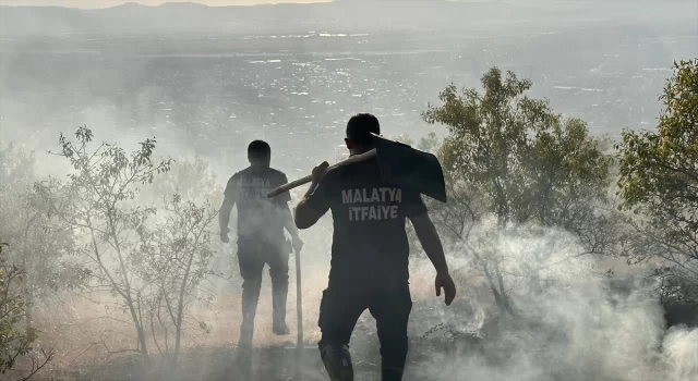 Malatya’da ormanlık alanda çıkan yangın söndürüldü