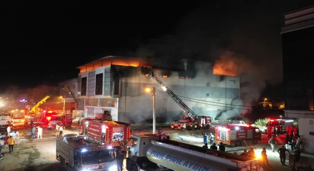 GÜNCELLEME Aydın’da otluk alanda başlayan ve bir depoya sıçrayan yangına müdahale ediliyor