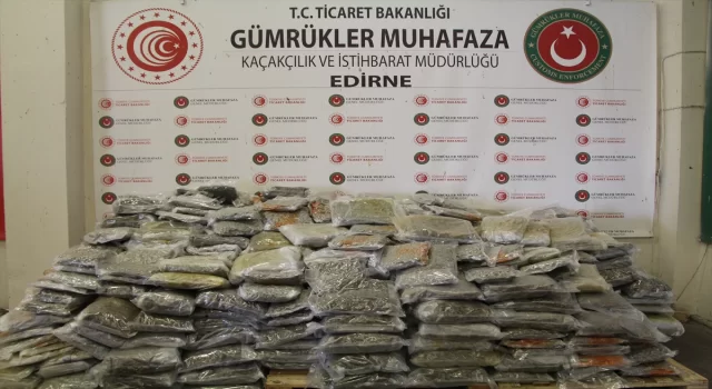 Kapıkule’de 635 kilogram uyuşturucu ele geçirildi