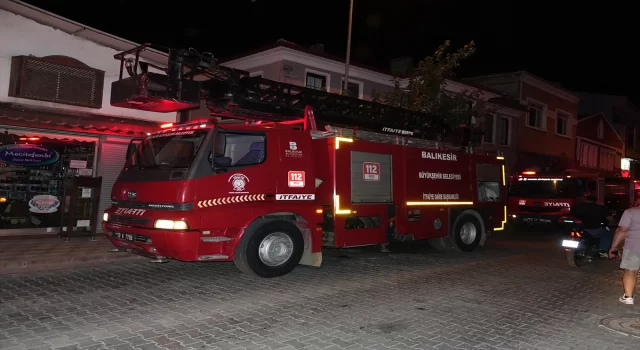 Balıkesir’de evde çıkan yangın söndürüldü