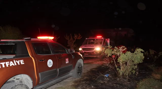 Adıyaman’da çıkan anız yangını evlere sıçramadan söndürüldü