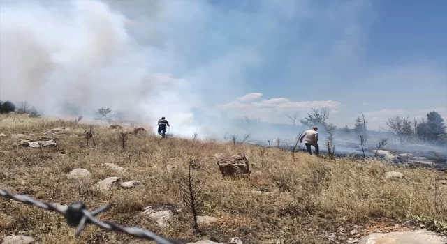 Konya’da makilik alanda çıkan yangın söndürüldü