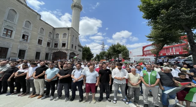 İsrail’in Gazze saldırıları İstanbul’da protesto edildi