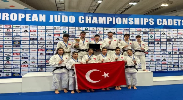 Judo Ümit Milli Takımı, Bulgaristan’da Avrupa ikincisi oldu
