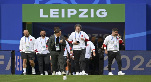 A Milli Futbol Takımı, Leipzig Stadı’nda yürüyüş yaptı