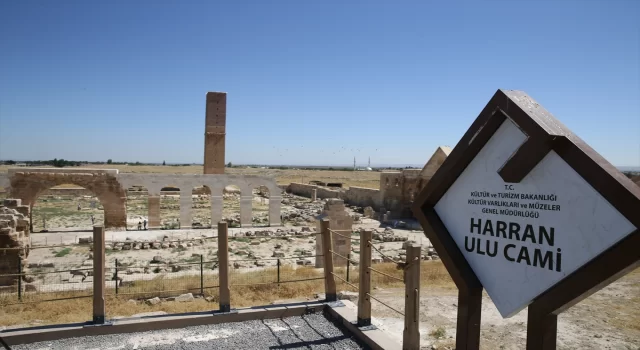 Restorasyonu tamamlanan tarihi Harran Ulu Cami ziyarete açıldı