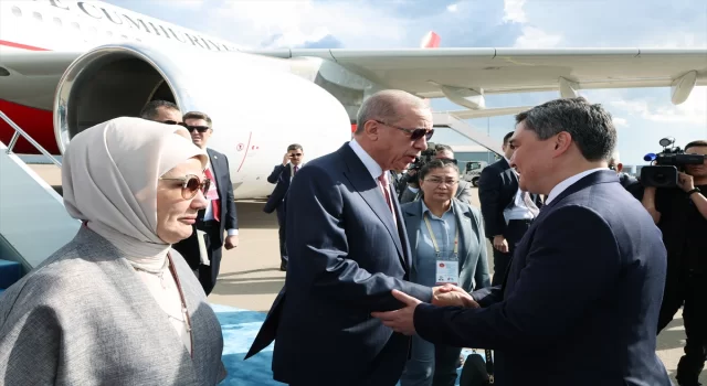 Cumhurbaşkanı Erdoğan, Kazakistan’a geldi