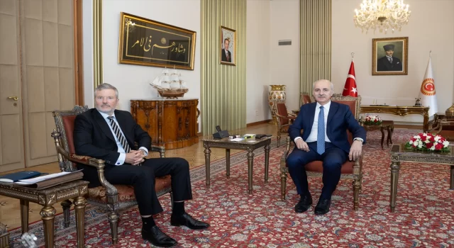 TBMM Başkanı Kurtulmuş, Norveç’in Ankara Büyükelçisi Gaarder’i kabul etti