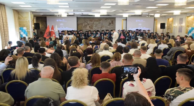Türkiye Maarif Vakfının Arnavutluk’taki okulunda mezuniyet töreni düzenlendi