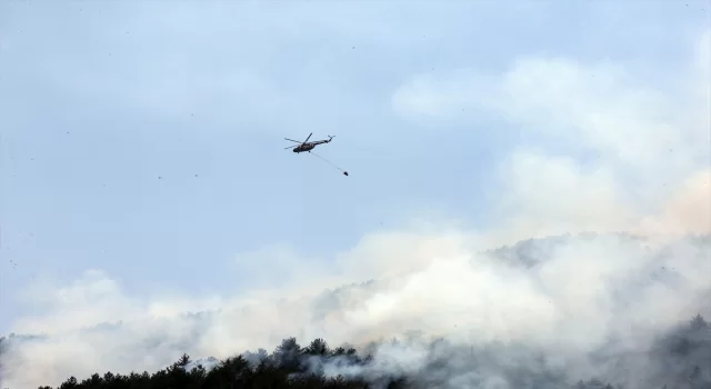 GÜNCELLEME Kastamonu’da çıkan orman yangınına ekiplerin müdahalesi sürüyor