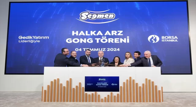 Borsa İstanbul’da gong Seğmen Gıda için çaldı