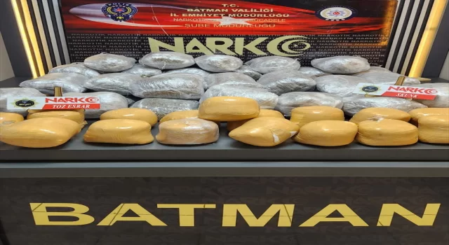 Batman’da 45 kilo 650 gram uyuşturucu yakalandı 