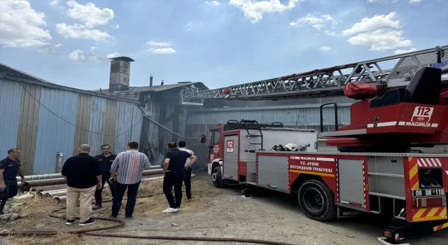 Aydın’da bir fabrikanın yemekhanesinde çıkan yangın söndürüldü