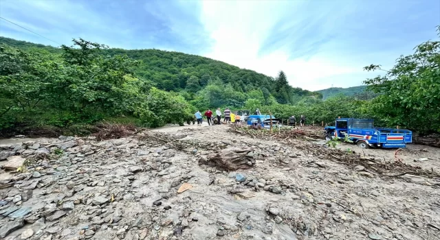 Ordu’nun İkizce ilçesinde şiddetli yağış hasara neden oldu