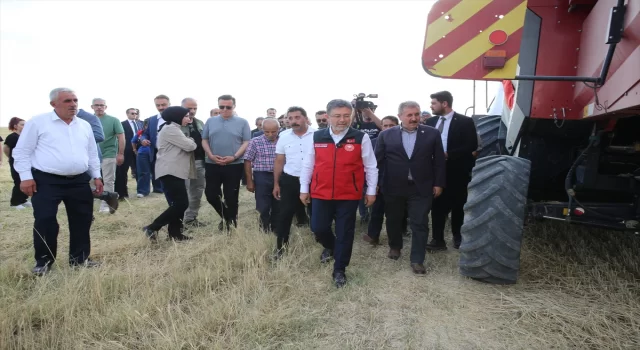 Tarım ve Orman Bakanı Yumaklı, Eskişehir’de arpa hasadında konuştu: