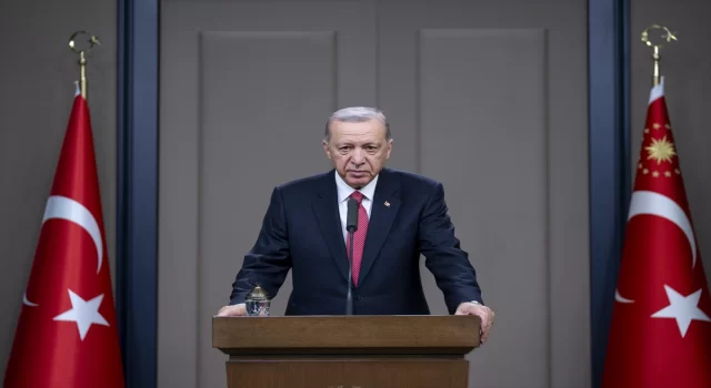 Cumhurbaşkanı Erdoğan, ABD’ye hareketinden önce basın toplantısı düzenledi: