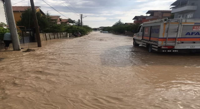 GÜNCELLEME Niğde’de sağanak hayatı olumsuz etkiledi