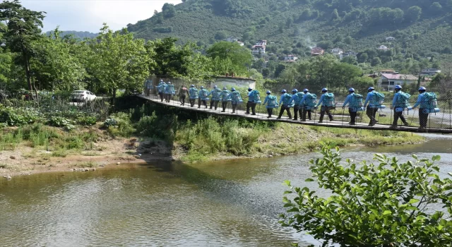 Ordu’da aşırı yağışta kaybolan kişiyi kurtarma tatbikatı yapıldı