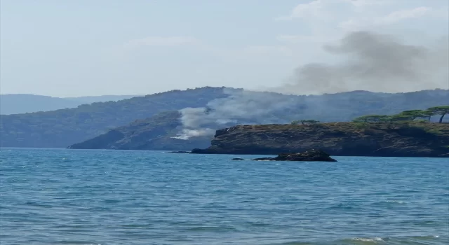 Fethiye’de ormanlık alanda çıkan yangın söndürüldü