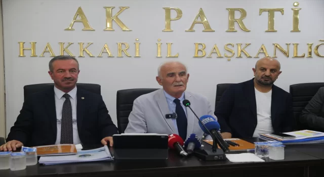 AK Parti Genel Başkan Yardımcısı Yılmaz, Hakkari’de konuştu: