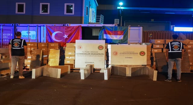 Gümrük Muhafaza ekipleri 230 bin paket kaçak sigara ele geçirdi