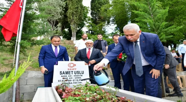 Orta ve Doğu Karadeniz’de 15 Temmuz dolayısıyla şehitlikler ziyaret edildi