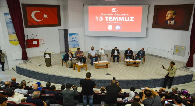 Kütahya’da ”Gazilerin Gözünden 15 Temmuz” paneli yapıldı