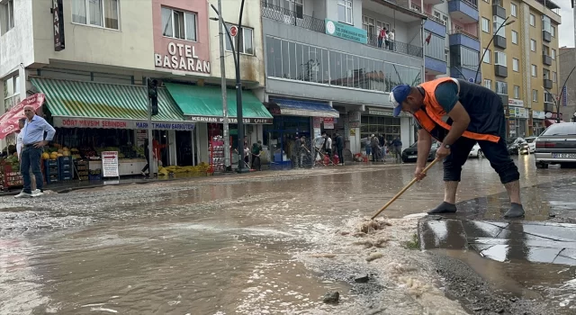 Giresun’da sağanak hasara yol açtı