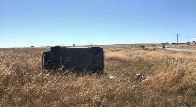 Tekirdağ’da iki otomobilin çarpıştığı kazada 1 kişi öldü, 2 kişi yaralandı