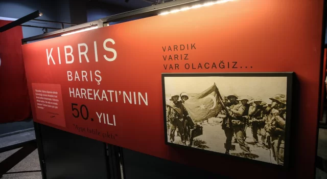 Mersin’de ”Kıbrıs Barış Harekatı’nın 50. Yılı Anı Sergisi”nin açılışı yapıldı 