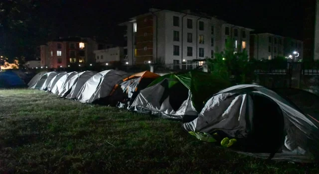 Düzce’de TÜGVA yaz okulu öğrencileri çadır kampında buluştu