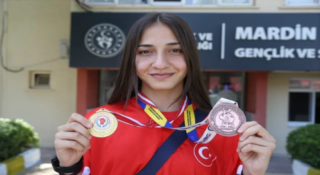 Çekindiği boksa tutkuyla bağlanan Mardinli Kübra, Avrupa’dan madalyayla döndü