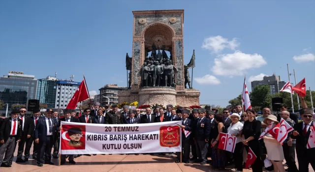 İstanbul’da, Kıbrıs Barış Harekatı’nın 50. yıl dönümü dolayısıyla merasim düzenlendi 