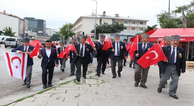 Erzurum’da gaziler Kıbrıs Barış Harekatı’nın 50. yıl dönümünü kutladı