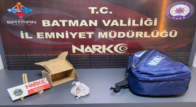 Batman’da çantasında uyuşturucu bulunan sanık tutuklandı