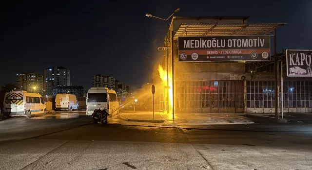 Kayseri’de tabii gaz borusunun patlaması sonucu çıkan yangın söndürüldü