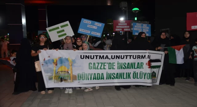 Muş’ta Filistin’e destek yürüyüşü 