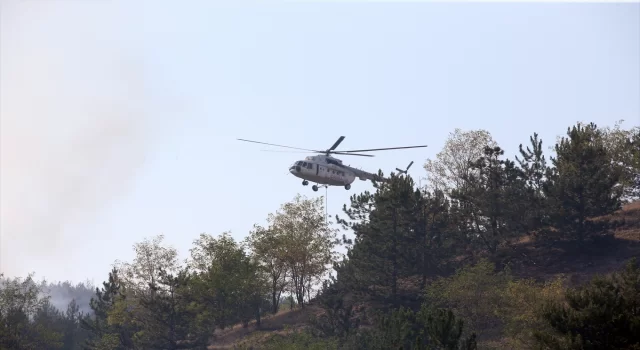 GÜNCELLEME Kastamonu’da ormanlık alanda çıkan yangına müdahale ediliyor