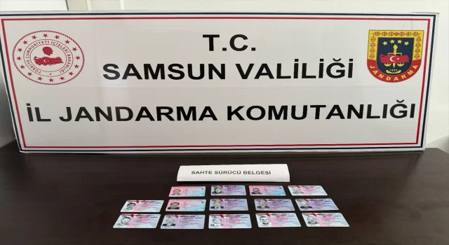 Samsun merkezli ”sahte yurt dışı sürücü belgesi” operasyonunda 4 sanık yakalandı